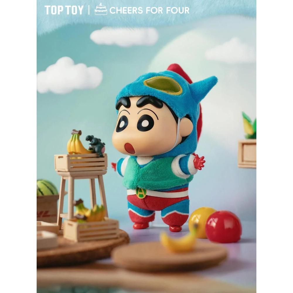 Toptoy CrayonShin-Chan Blind Box Kostümparty Serie Vinylpuppe Anime Actionfigur Mystery Box Kawaii Sammlung Modell Spielzeug Geschenk