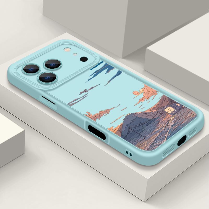 Mountain Train Pattern TPU Phone Case For iPhone Air 16e 17 16 15 14 Pro Max 13 12 Pro 15 16 Plus Shockproof Soft Silicone Cover