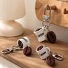 Resin Coffee Beans Keychain Miniature Mini Coffee Cup Bag Charm  Coffee Lover Gift