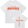 Lady Gaga Mayhem New Album Tee Shirt Homme New in Top Tees Unisex Clothing short sleeve Round Neck Printing Pullover TShirt 50513