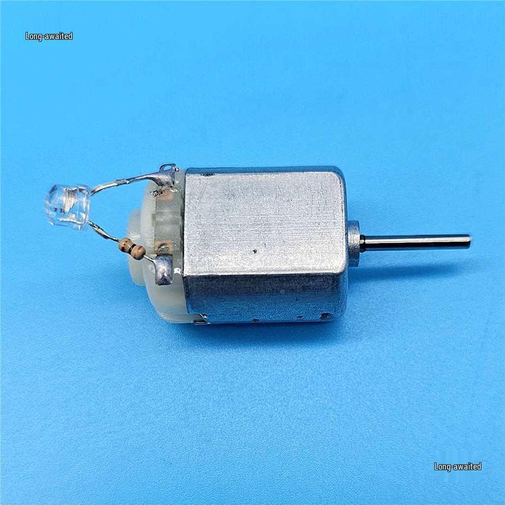 Seven-Color Luminous Wind Power Generation Motor for DIY Science Projects