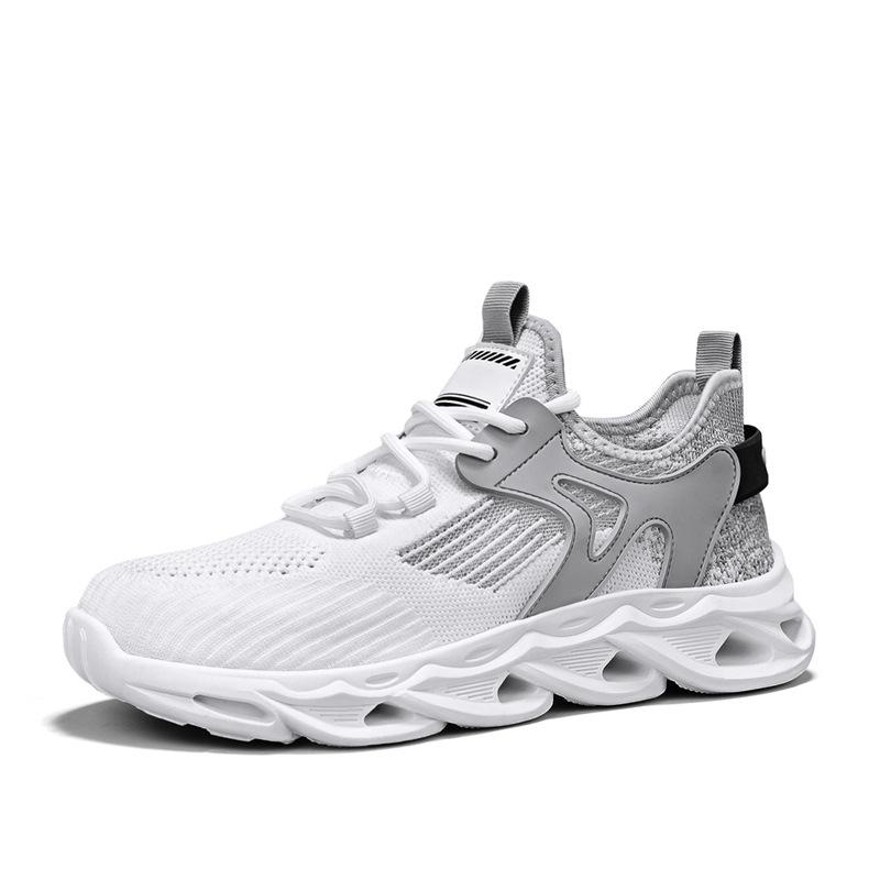 Herrenschuhe Sommer Freizeit Sport Fly-Woven Schuhe Student Outdoor Mode Papa Schuhe Herren Mesh Atmungsaktive Schuhe