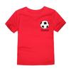 Boys Girls T Shirt Football for Kids Toddler 2 to 4 6 7 8 9 10 11 12 13 14 Years 100% Cotton Short Sleeve Tshirt Summer Clothes