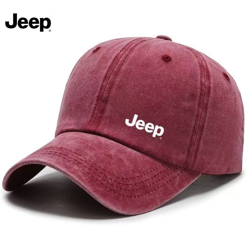 Jeep-style washable soft top cap, unisex baseball cap, versatile new high-quality cap, outdoor peak cap, sun hat AKT1