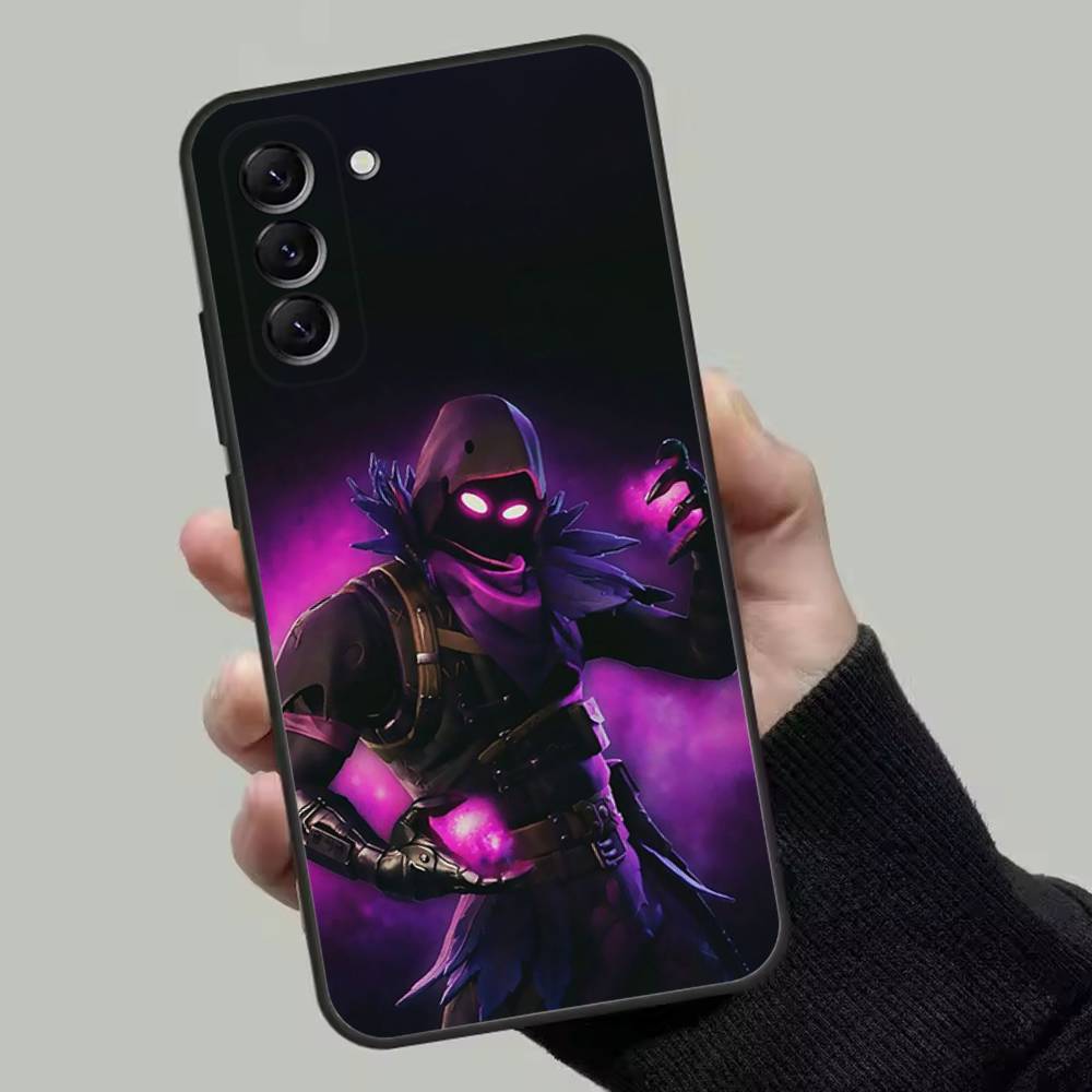

M-Midas F-Fortnite Phone Case For Samsung Galaxy A13,A21s,A22,A31,A32,A52,A53,A71,A80,Soft Black Shell Samsung a70