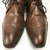 BLACKRAPID Made in Italy Vollleder Chukka Boots Braun Größe 8 26,5 Herren(GEBRAUCHT)