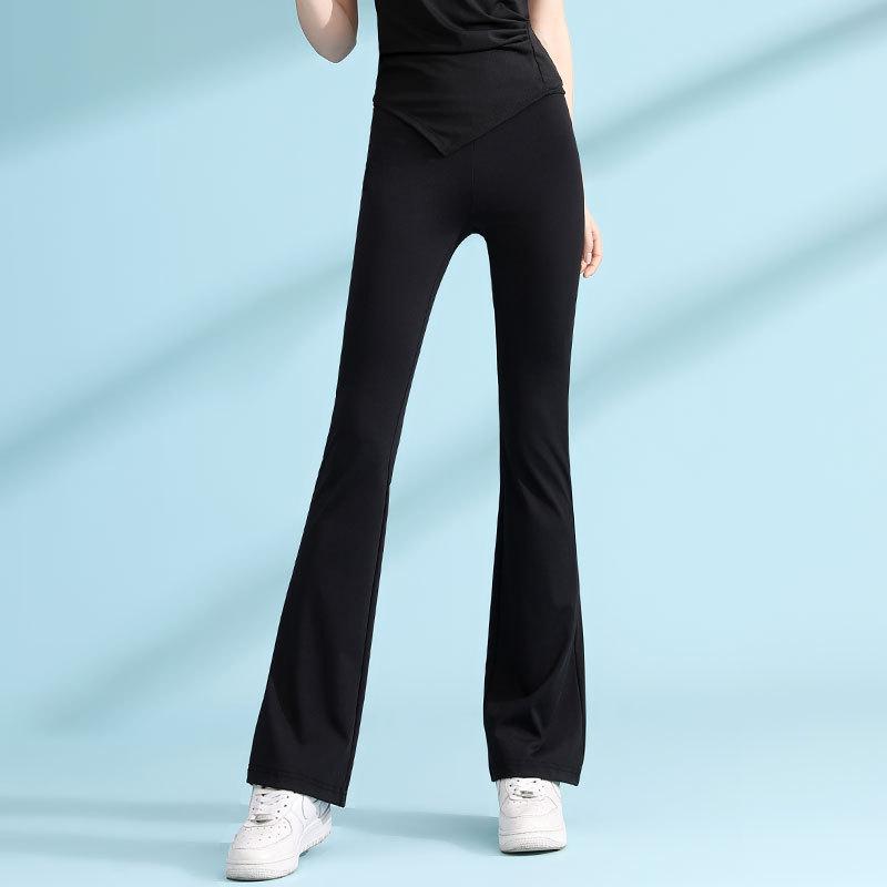 Eleganter Damen-Yogaanzug: Herbstkollektion 2025 – Premium Casual Sport Set mit Micro-Flared-Hose