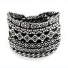European American Women's Hair Band African Print Pattern Wide Edge Elastic Knot Sports Yoga Headband Women's Headwear Hair