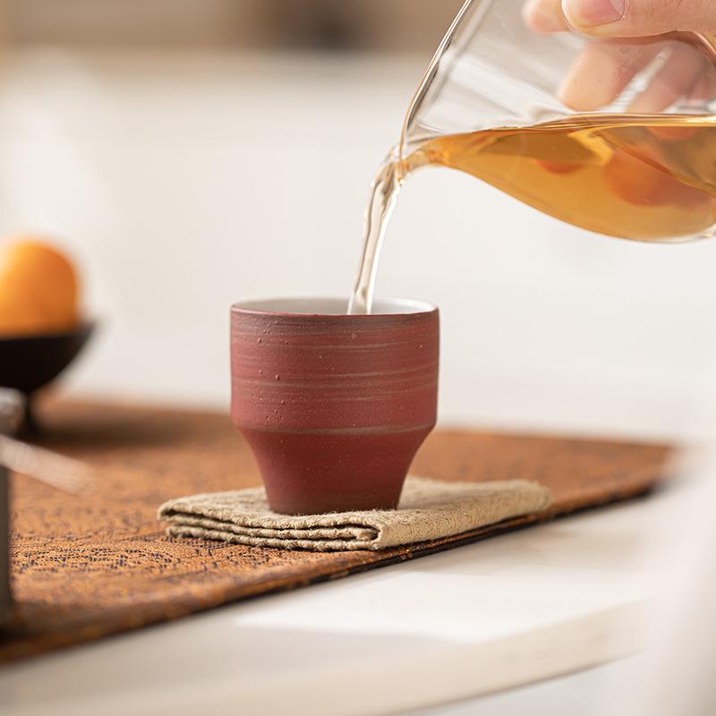 Retro Handmade Tea Cups Ceramic Japanese Master Cup Water Bowl Mug Chinese Kung Fu Gongfu Teacups Household Teaware Tea Ceremony