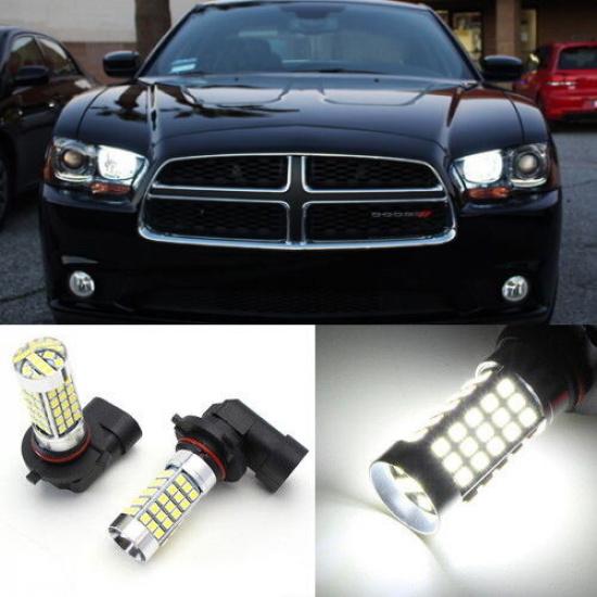 

6K HID White 69-SMD 9005 LED For 2011 & up Dodge Charger Daytime Running Lights