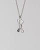 Core Brass Memento Mori Bones Pendant Necklace