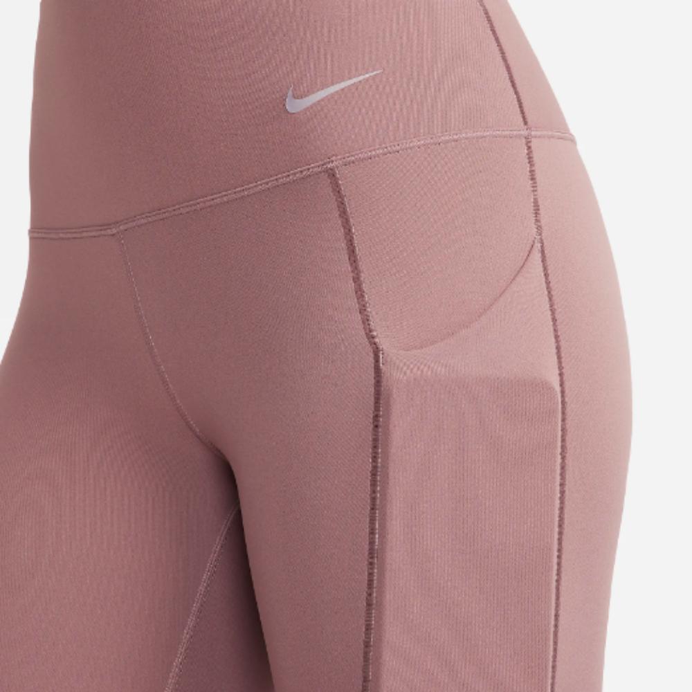 Nike High Waist Solid Color Casual Sports Pants Women Bottoms Smoky-Purple DQ5898-208