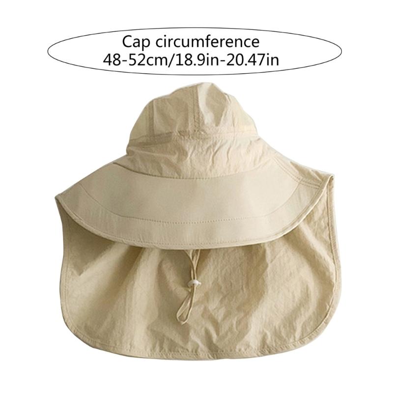 Baby Sun Hat Summer Toddler Sun Hat Breathable Baby Hat with Neck Flap Infant Baby Girl Boy Sun Hat Lightweight Swim Hat