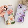 Watercolor Painted Nice Flowers Pattern Phone Case for IPhone 12 13 Mini 11 14 15 Pro Max X XR 7 8 Plus Shockproof Flower Cover
