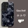 Love flower Exquisite luxury High-end PhoneCase Glass PhoneCase for Samsung Galaxy S26 S25 S24 S23 S22 S21 FE Ultra Plus