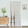 Embroidery Floral Lace Curtain Wavy Edge Sheer Curtain Romantic Door Curtain  Living Room