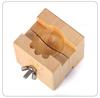Adjustable Wooden Watch Repair Stand for Back Cover Fixing