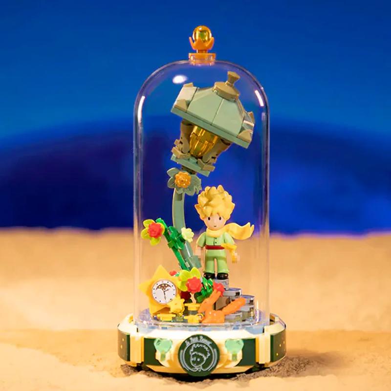 MOC Pantasy Starlight Lamp Rose Swing Wishing Mailbox Starry Gate Building Blocks Brick Puzzle Toys for Children Kids Boys Gift