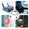 USB Extension Cable USB 2.0 Male To Female Extender 480mbps Data Transfer USB2.0 Extension Cable with Switches for PC