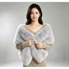 Womens Faux Fox Fur Shawl Wrap Scarf Winter Elegant Cape Shoulder Cover