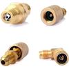 Convenient 90-Degree Adapter R134A R12 Car Air Conditioner Refrigeration Converting Adapter Perfect for Better Cooling