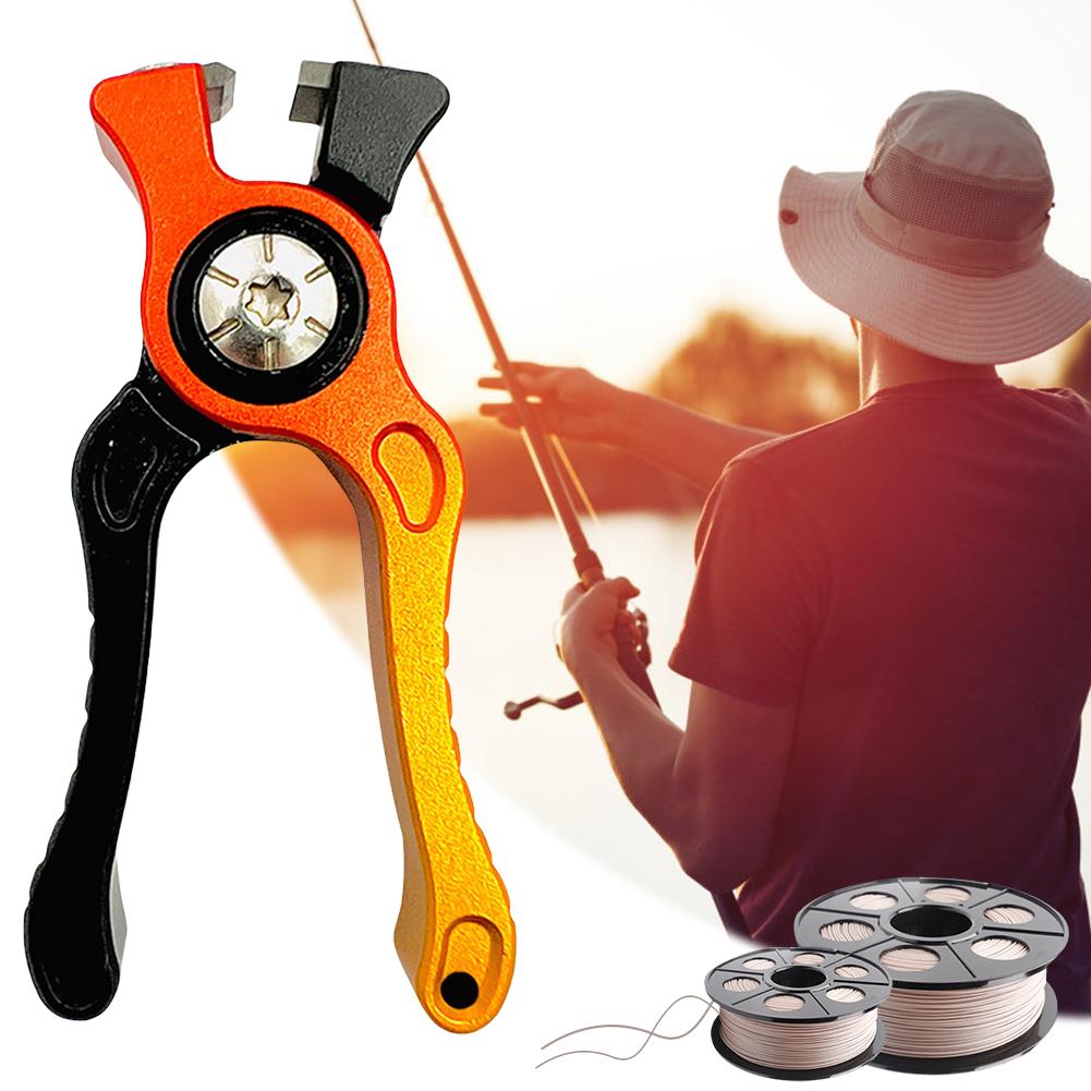 Mini Fishing Lines Cutter Fishing Lines Scissors Aluminum Alloy Portable Fishing Pliers Fishing Line Clipper for Outdoor Fishing
