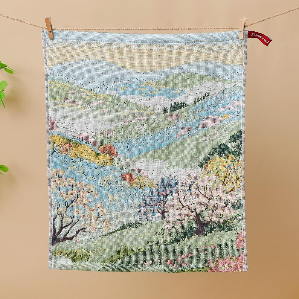 Soft Pure Cotton Face Towels 34x40cm Dish Cloth New Kitchen Towel Kindergarten Children