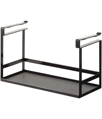 Yamazaki Tower Condiment X X Kitchen Hanging Model 2467 Under-Cabinet Rack, Black, Approx. W30.5 D12.5 H18cm, Rack, Shelf,