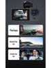 2-Inch HD Night Vision Three-Lens Dash Cam with WiFi Mobile Connectivity