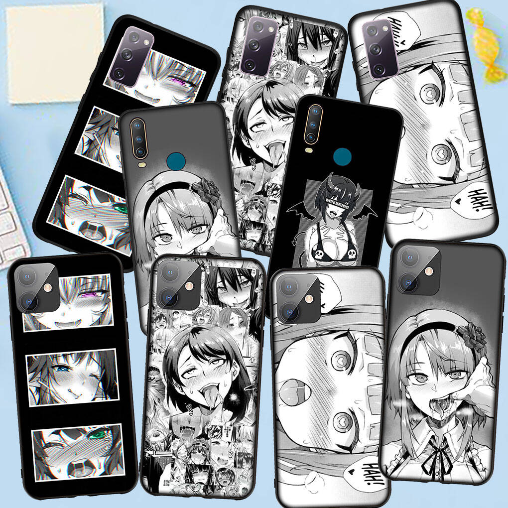 Phone Case for iPhone 17 16 15 Xiaomi Poco F8 F7 X7 X6 M8 C85 C75 Redmi Note 14 13 12 11 Pro Max A3 A4 14C 13C 15C Waifu Sugoi Ahegao Anime Girl Cover