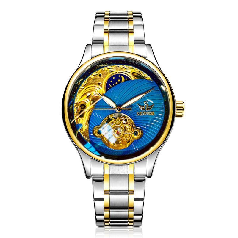 High-quality Customized Exquisite Luxury Automatic Mechanical Watch Hollowed Out Tourbillon Fashion Business Men's Watches