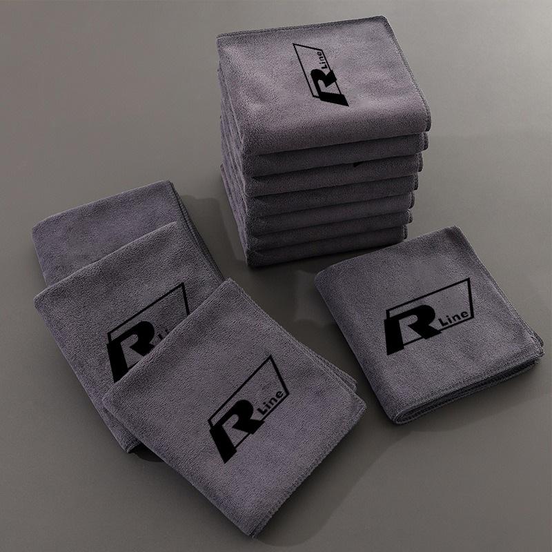 T26Car Microfiber Wash Towel Wipe Drying Cloth Cleaning Tool For Volkswagen VW GTI Polo Passat B6 Golf Tiguan T-ROC Jetta Arteon CC