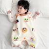 Cotton Sleeveless Baby Sleep Sack With Legs Split Design Toddlers 1-6 Years All Season Warm Sleeping Bag