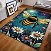 Fantasy Garden and Bees Print Carpet for Living Room Bedroom Bedside Sofa Table Floor Mat Home Area Rug Decoration Large Size