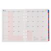 Nolty Baindex Planner April A5 Monthly Calendar with Sunday AD057 Refill, 2026, Start, Size, Index, Start,