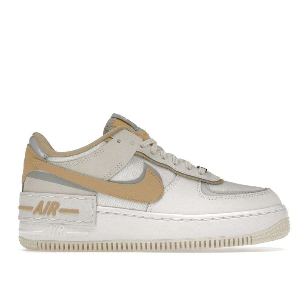 Nike Air Force 1 Shadow Sesame Women Sneakers White Summit-White Wolf-Grey DV7449-100