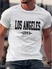 Los Angeles 1993 Graphic T-shirt - White Cotton Blend