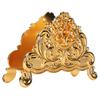 Napkin Holder European Style Metal Hollow Flower Pattern Paper Tissue Holder Freestanding Paper