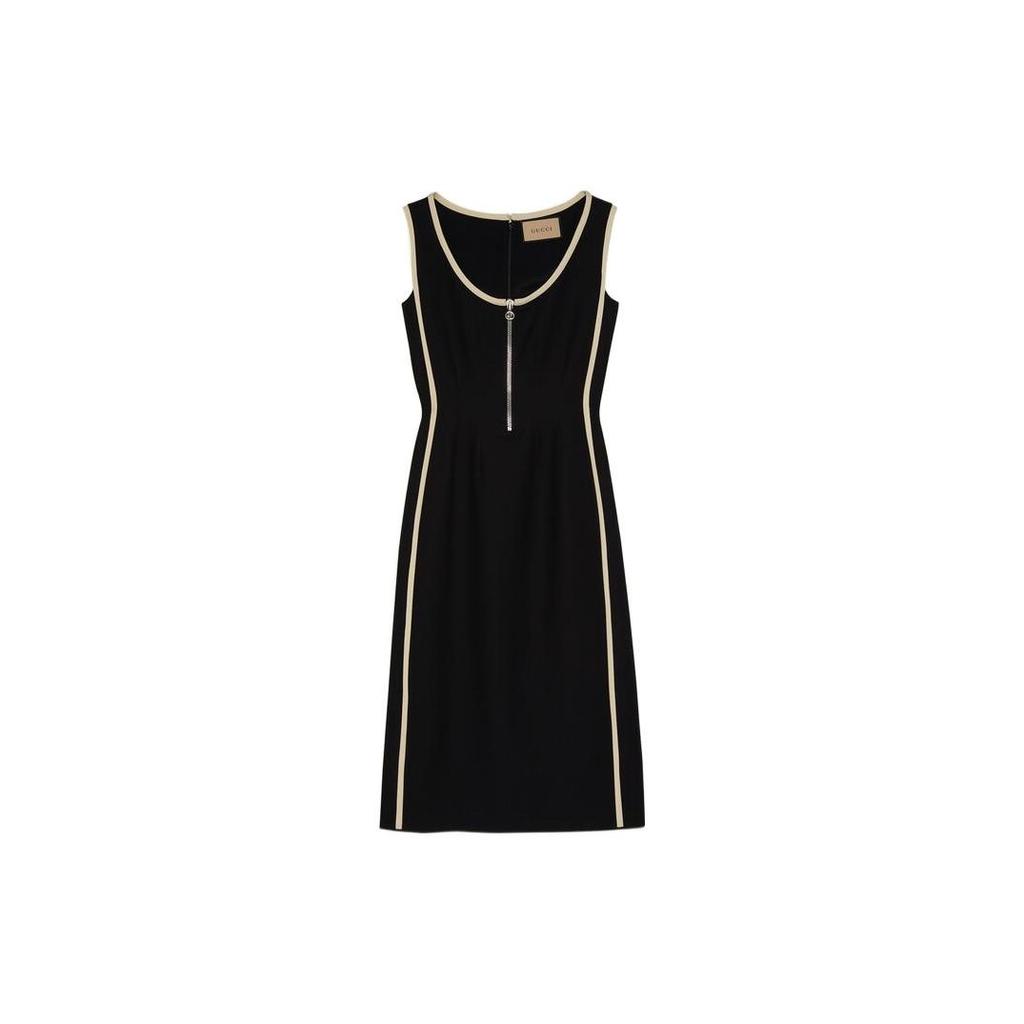 Gucci SS22 Sleeveless Dress Women's Black 691471-ZAD88-1043