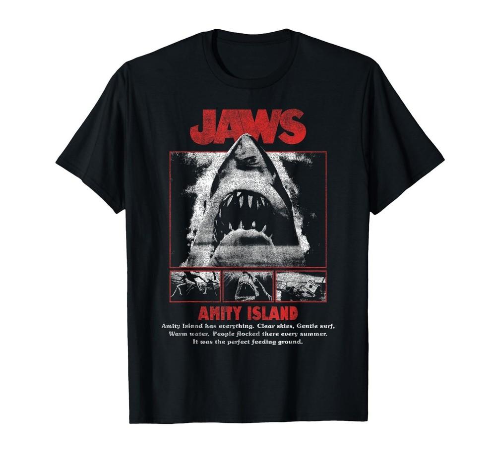 

Jaws Movie Pop Poster T-Shirt 3XL
