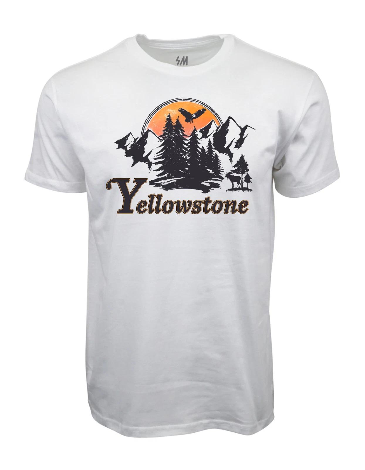 Yellowstone National Park Graphic T shirt M