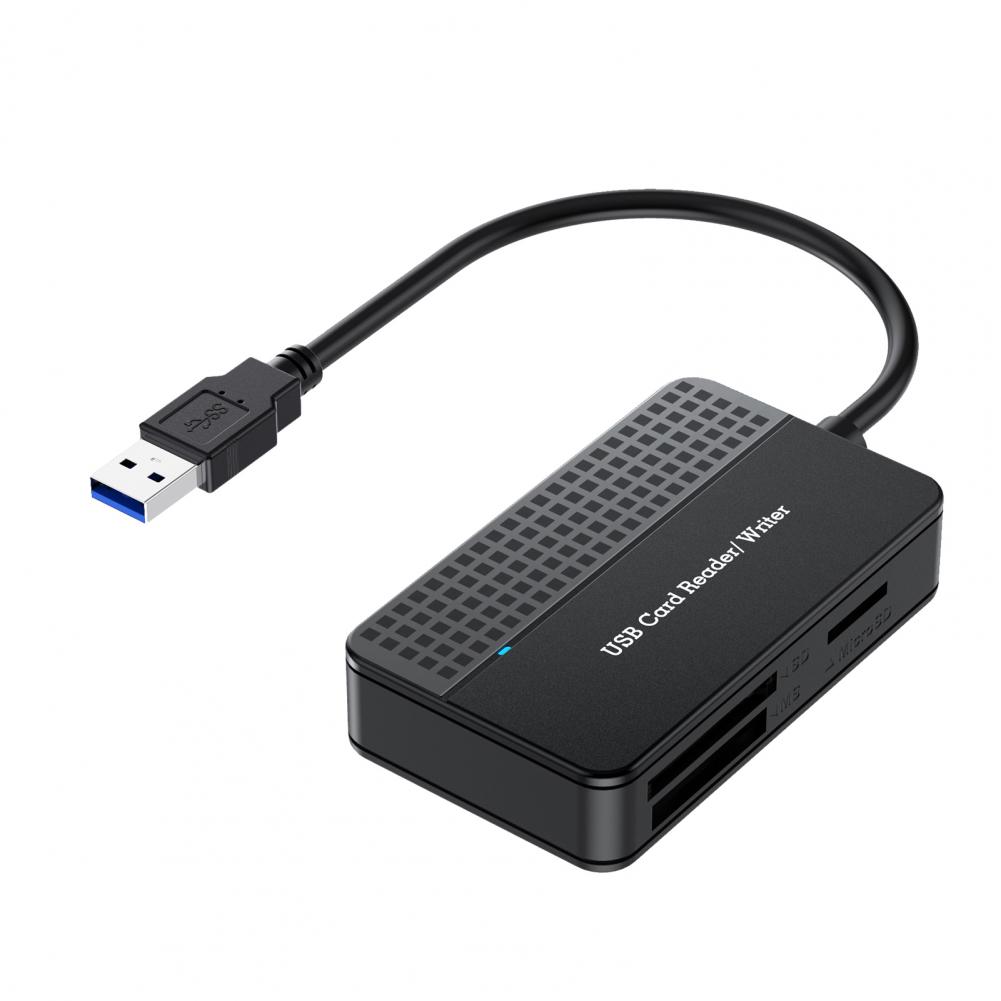 USB 3.0 Type C Multi 4 in 1 Camera Card Reader Memory Smart Card Reader Supports SD TF CF MS Flash Card Adapter Laptop