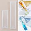 3Pcs Silicone Rectangle Bookmark Mould Epoxy Resin Jewelry Making Bookmark Diy
