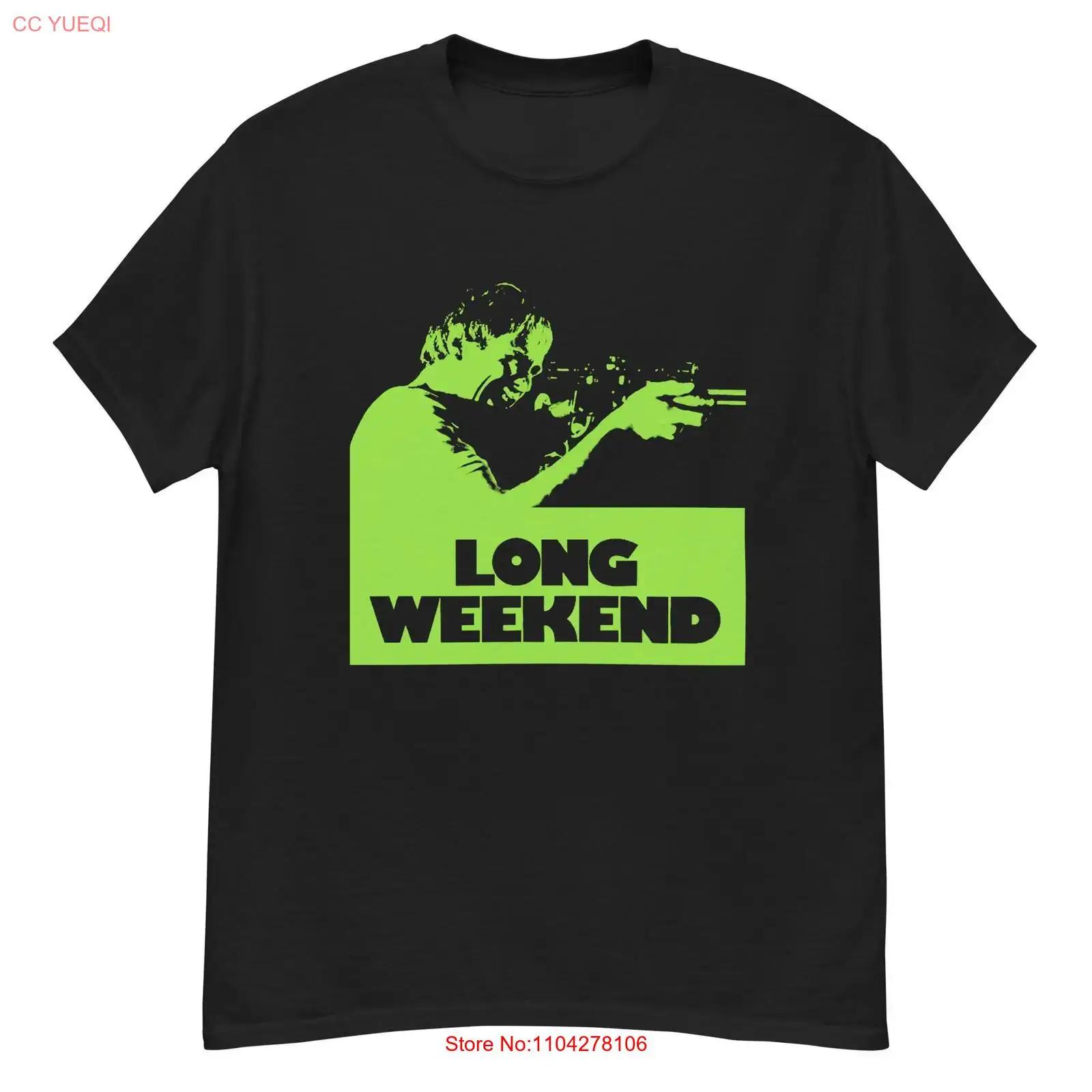 

Long Weekend cult film fan art t shirt vintage Washed Slightly designer clothes Versatile homme Comfortable Soft Stretched 5XL різнокольоровий