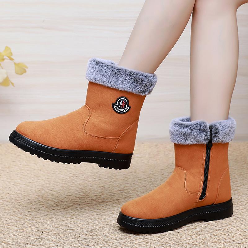 Cotton Shoes, Snow Boots, Women's Boots, Thickened Cotton Boots, Warm Long Boots