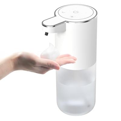 Djll Automatic Foaming Hand Soap Dispenser, 400ml, 4 Volume Settings, Wall-Mounted, No-Touch Operation, IPX5 Waterproof, Quiet Operation, Fine Foam, R