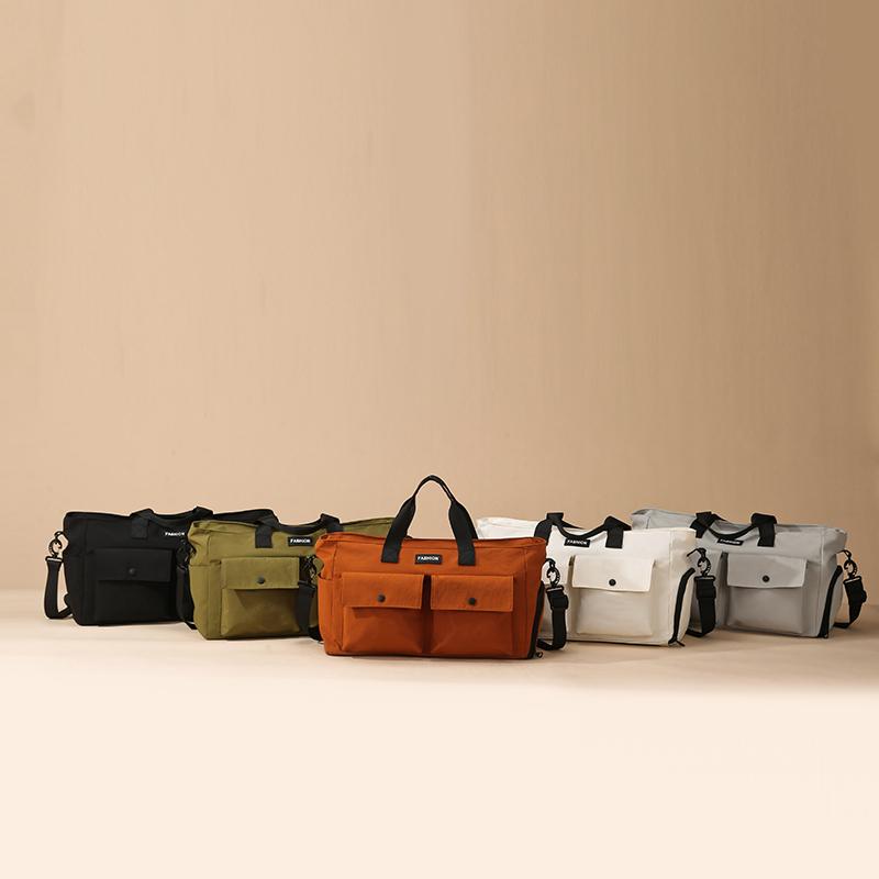 Portable Large Capacity Sports Fitness Bag Dry Wet Separation Yoga Bag Men Women Short-Distance Travel Bag Separation Shoes Bags