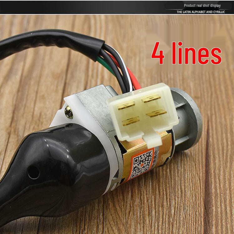 Motorcycle TBT110 Complete Ignition & Lock Set with Keys for Moped Tianma