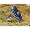 Natural Blue Sodalite 925 Solid Sterling Silver Ring Size US-9 PG-148