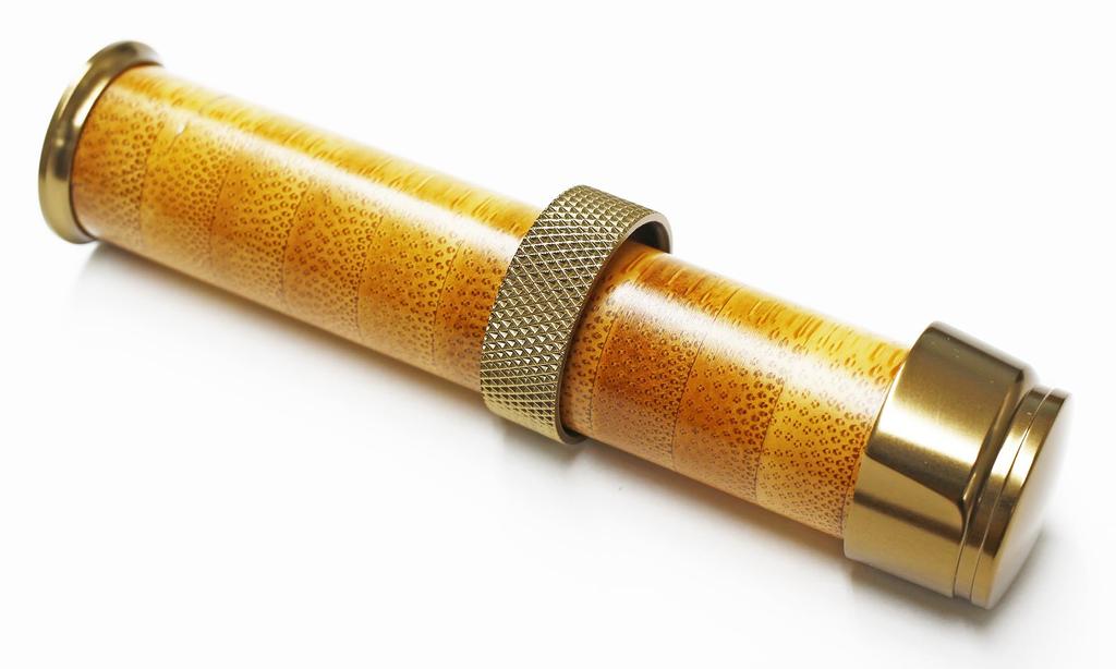 Bamboo fly reel seat/gunmetal